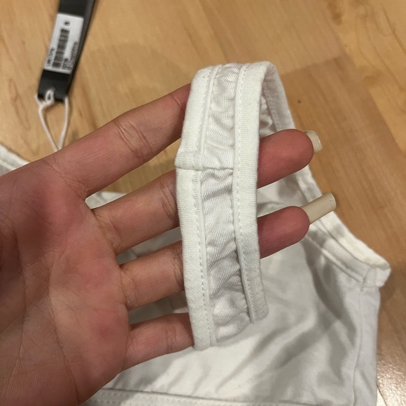 GOOSEBERRY INTIMATES| rib crop White NEVER WORN - Picture 5 of 6